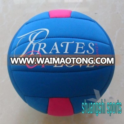 factory directly sale!machine stitch soft touch waterproof NEOPRENE beach volleyball volley ball