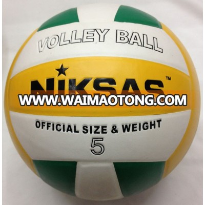 official size and weight laminated PU volley ball for formal games or training