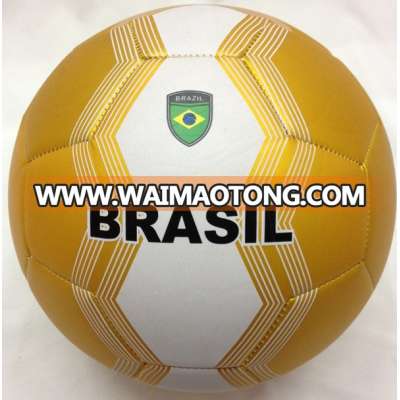 size 5 soccer ball Custom print promotion soccer ball/football