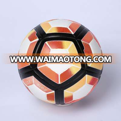 official size and weight thermal bonded ball soccer ball/football for games or training